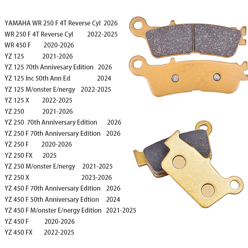Carbon Ceramic Motorcycle Brake Rotor - مجموعة وسادات الفرامل الأمامية والخلفية للدراجات