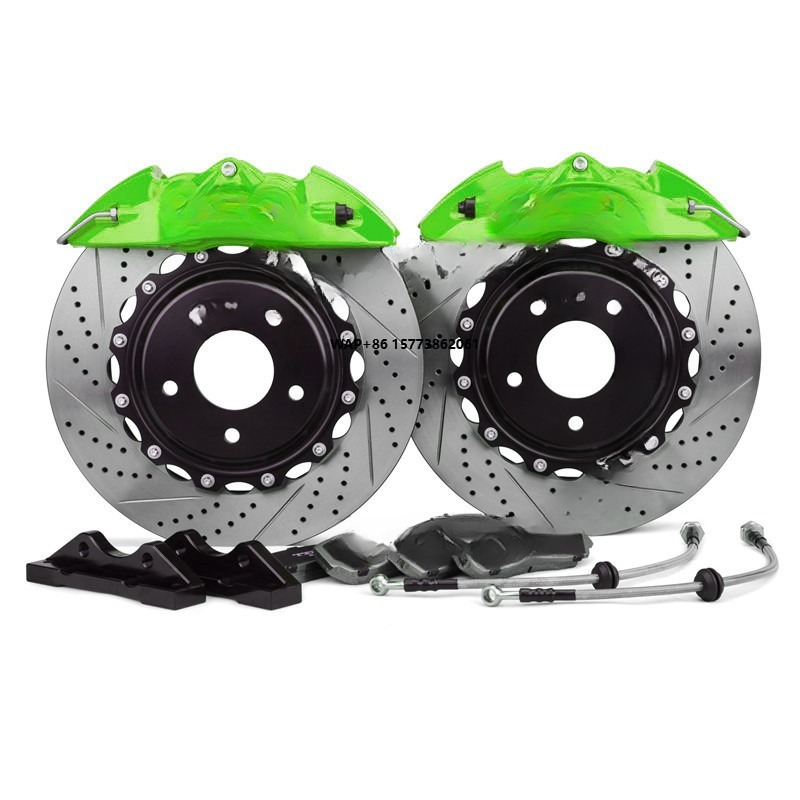 طقم فرامل أمامية بـ4 مكابس مصن - مراجعة Forged Front Brake Caliper 4 Piston وسعره